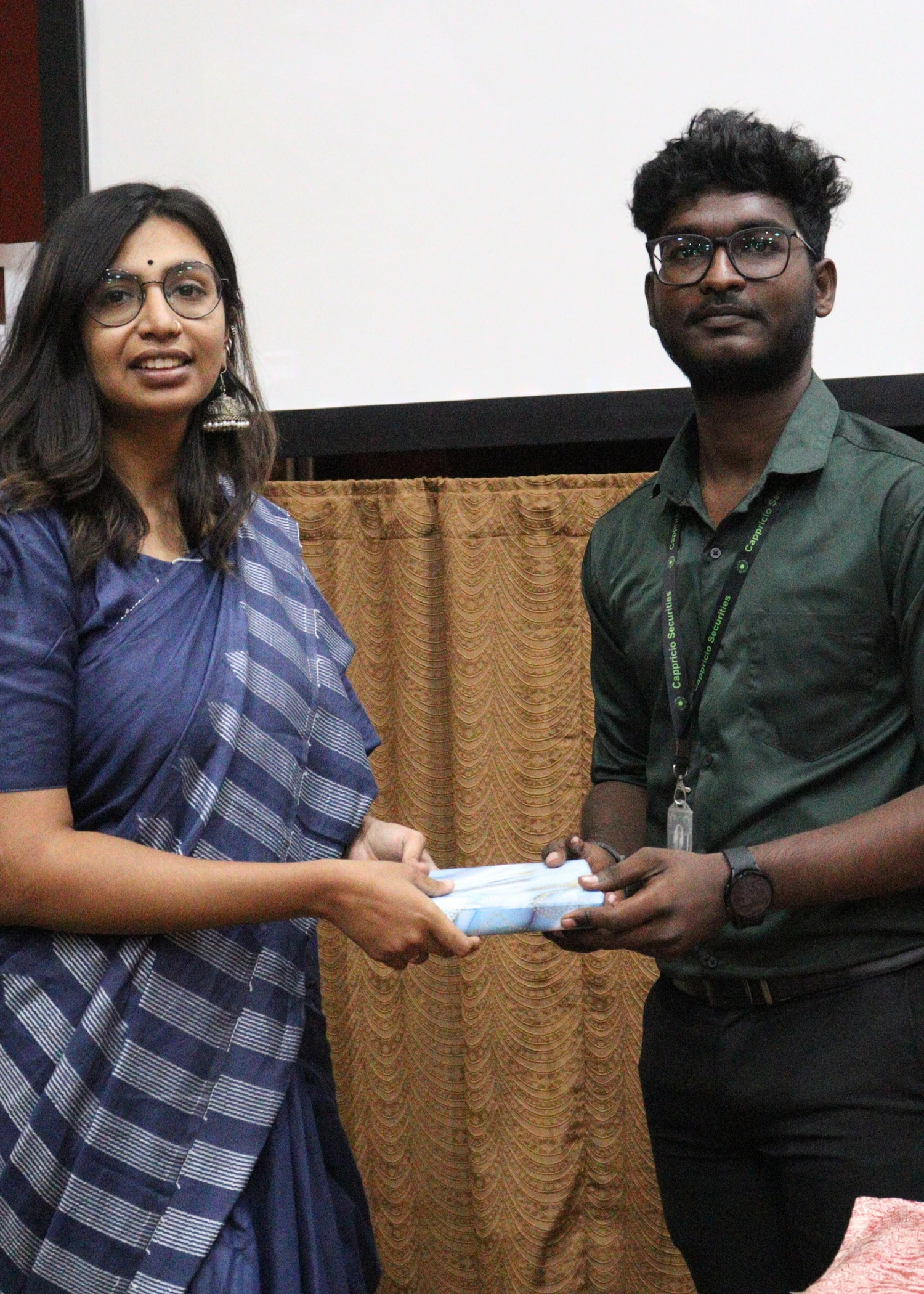 Cybersecurity Speaker Addressing Students